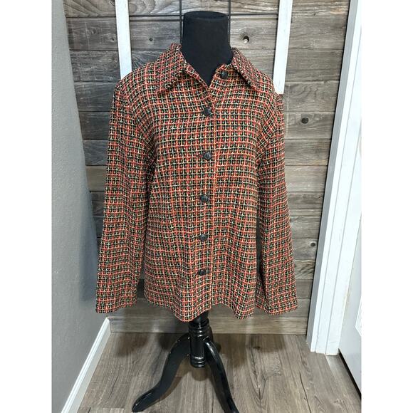 Alfred Dunner Vintage plaid blazer suit jacket women's size Medium - Picture 1 of 9